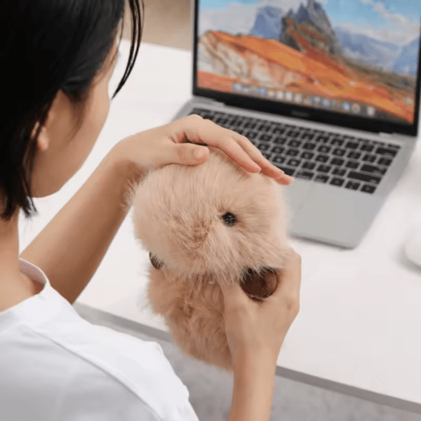 AI intelligent pet robot plush machine cub accompanying birthday gift - Image 2